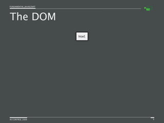 Fundamental JavaScript [In Control 2009]