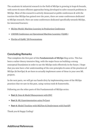 Fundamental MLOps | PDF