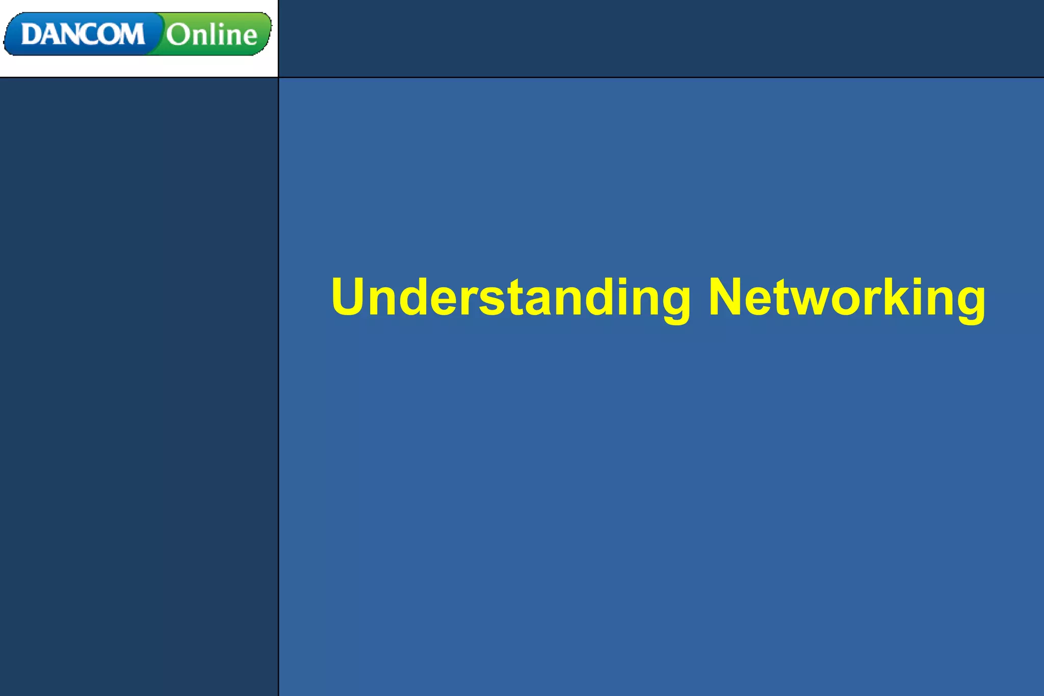 Understanding Networking 