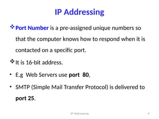 Comprehensive Guide to IP Addressing and Network Classes | PPTX