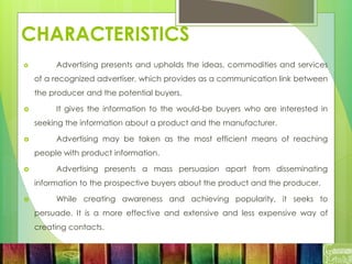 Fundamental of Advertising | PPTX