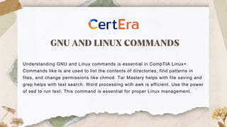 fundamental of Comptia Linux+ and what is Comptia linux+ | PDF
