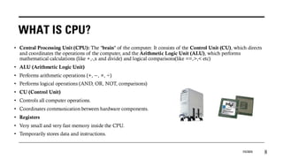 Comprehensive Fundamentals of Computer Systems and Components | PDF