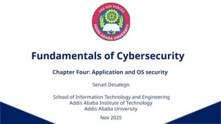 Fundamental of Cyber security chapter 4 part 1 | PPTX