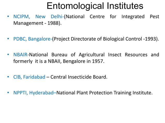 basic entomology with insect anatomy and taxonomy | PPTX