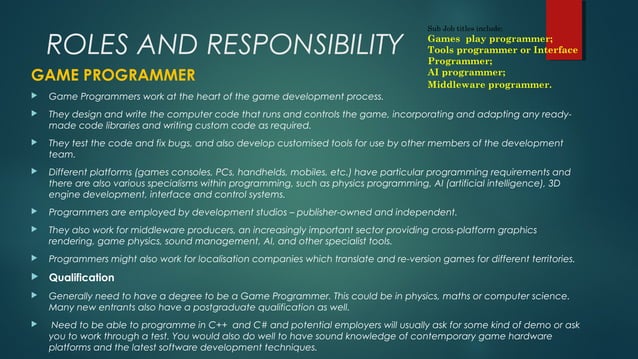 Fundamental of game design creativityand learning | PPT