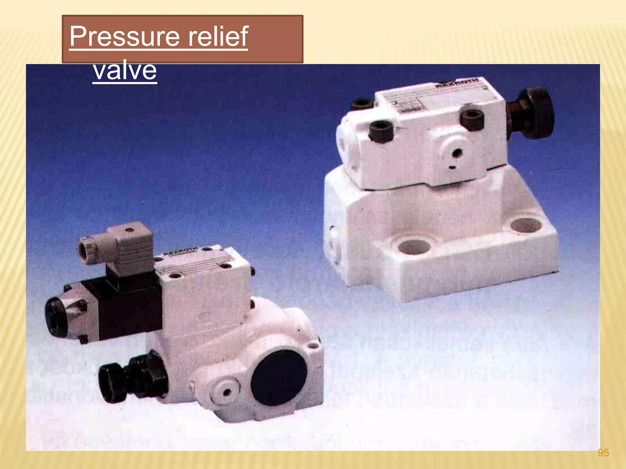 Pressure relief
valve
95
 