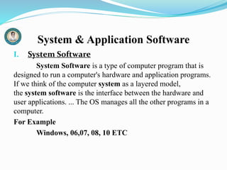 It System Program Fundamental of ICT | PPTX