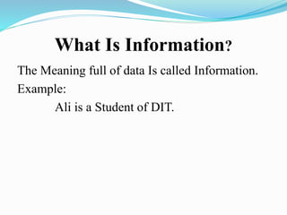 Fundamental of ICT | PPTX