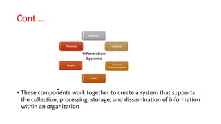 Information System Introduction Fundamental of Information Systems introduction.pdf