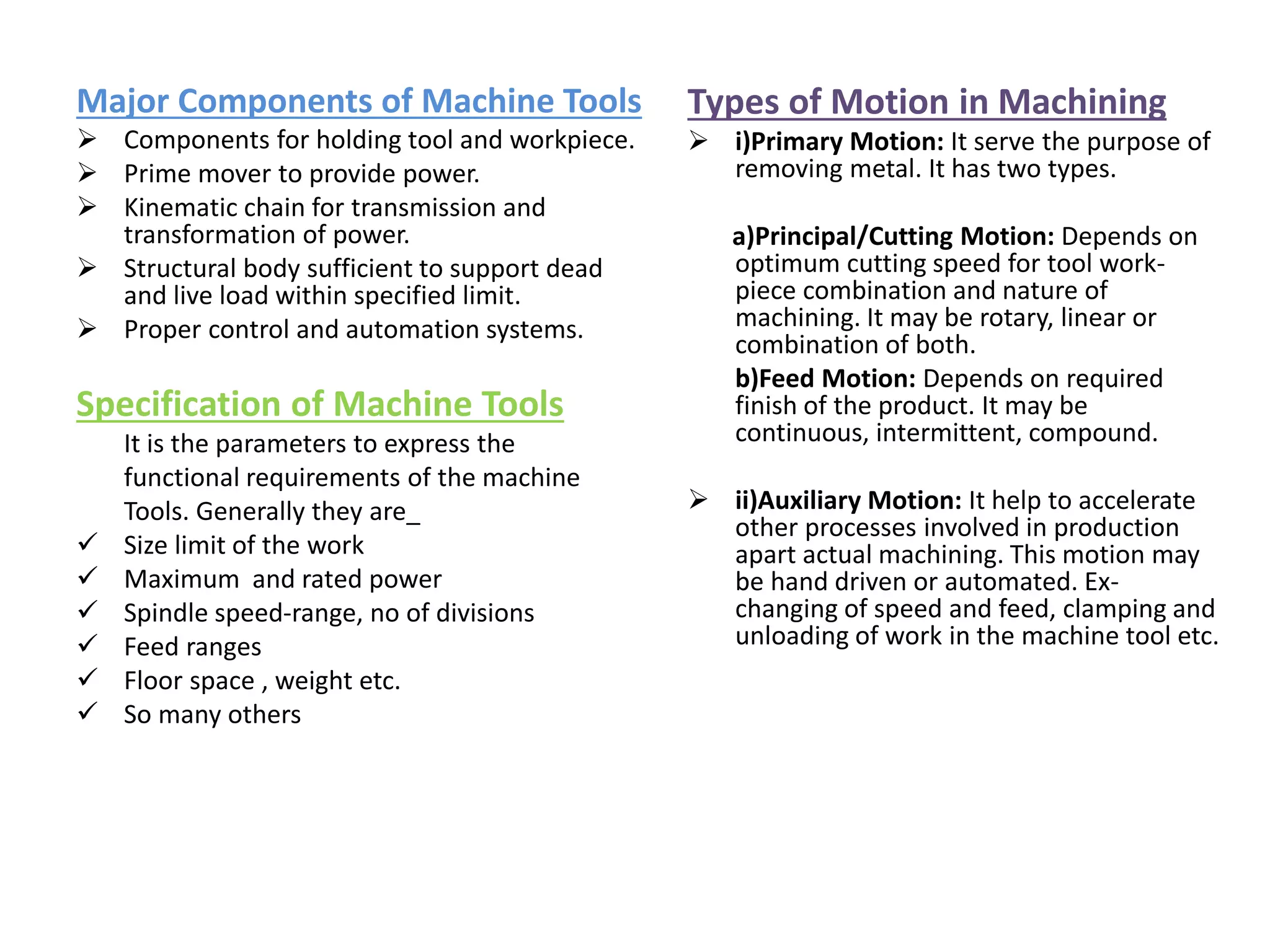 FUNDAMENTAL OF MACHINE TOOLS.pptx