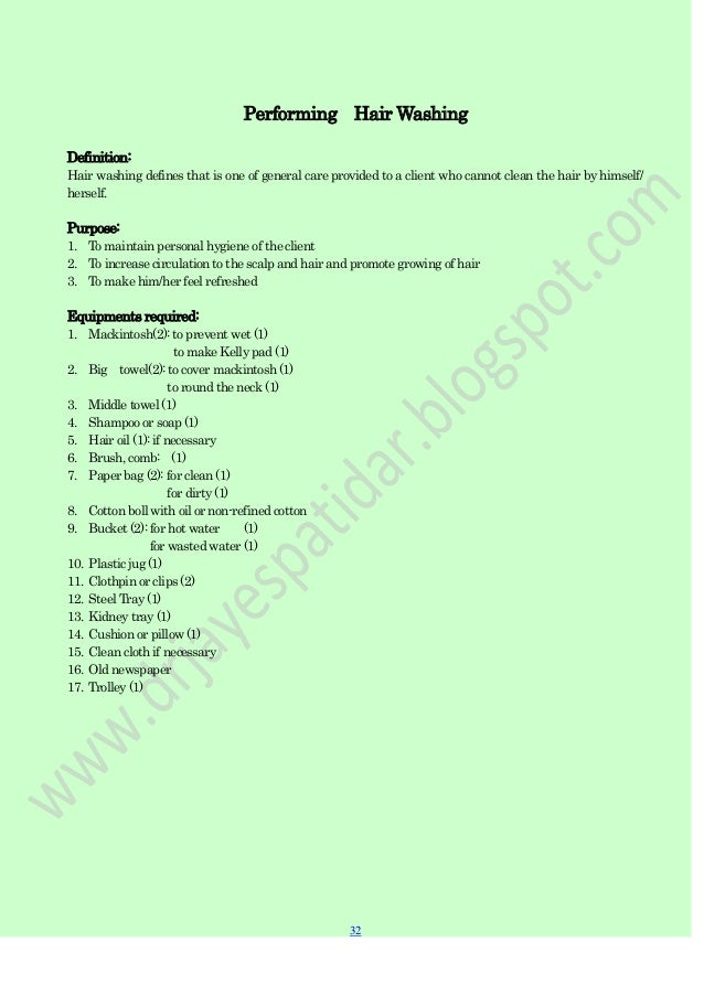 Fundamental Of Nursing Procedure Manual By Patidar