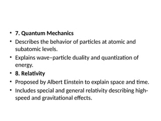 Comprehensive Fundamentals of Physics: Concepts, Branches, and ...