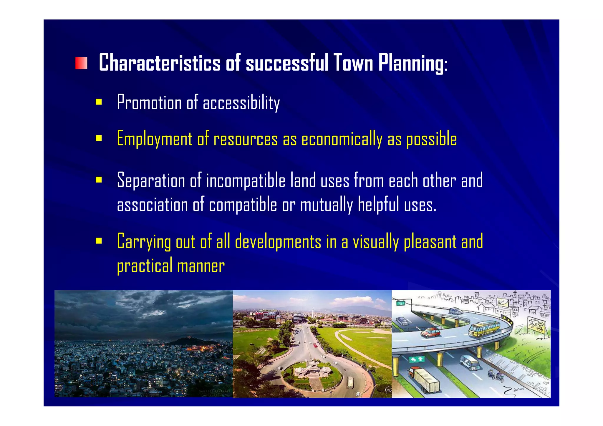 Incompatible Town Fundamental of urban and regional planning | PDF