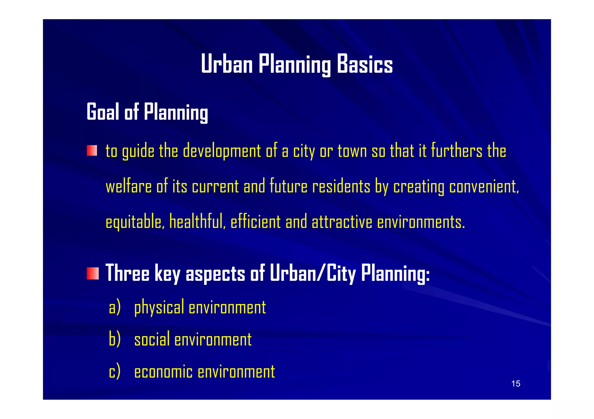 Fundamental of urban and regional planning | PDF