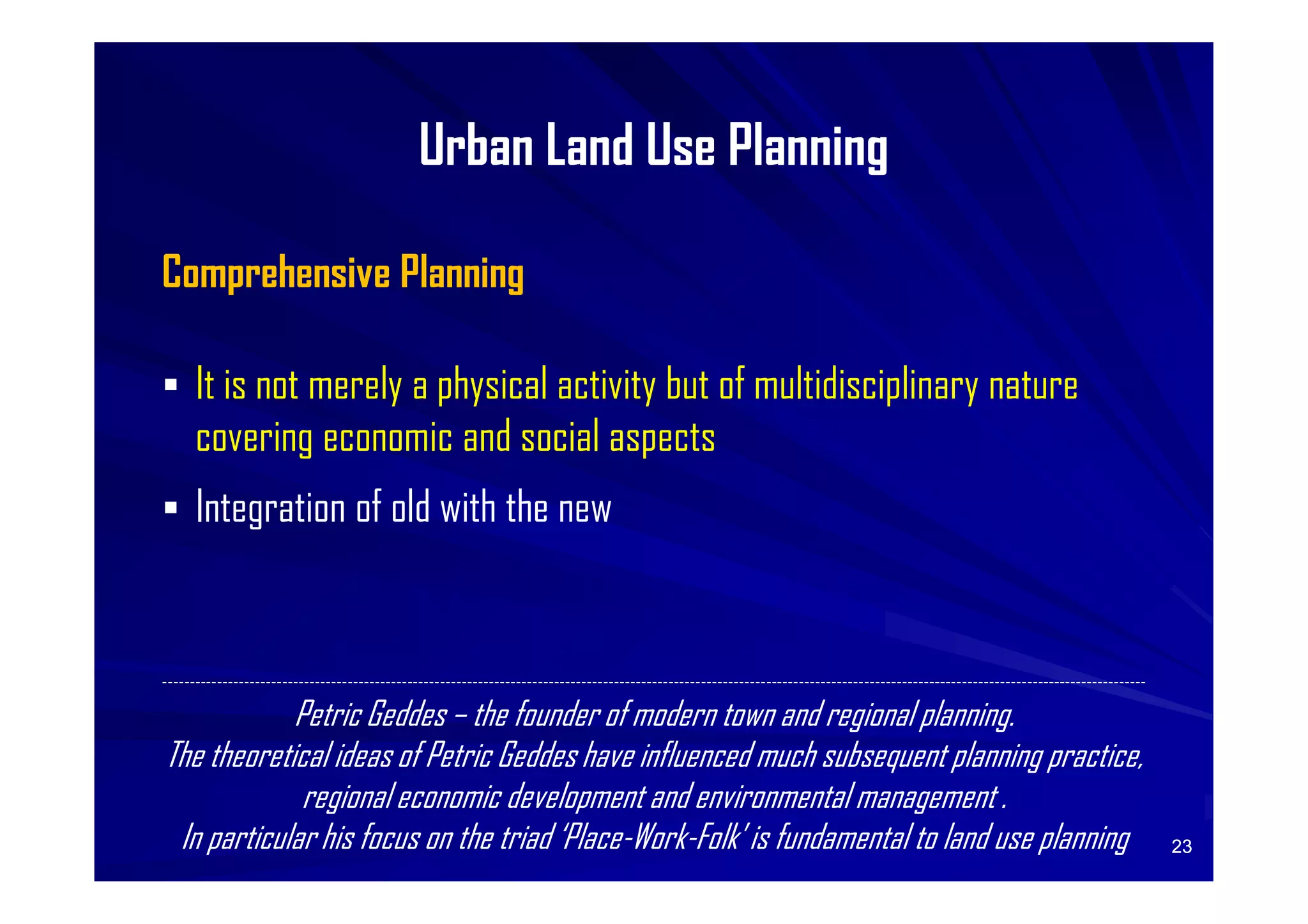 Fundamental of urban and regional planning | PDF