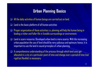 Fundamental of urban and regional planning | PDF