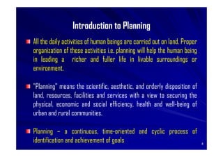 Fundamental of urban and regional planning | PDF