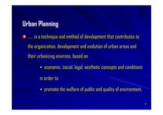 Fundamental of urban and regional planning | PDF