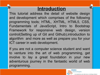 Fundamental of Web Development Tutorials by PINFO Technologies.pptx