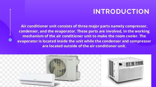 Fundamental parts of air conditioner unit and its working