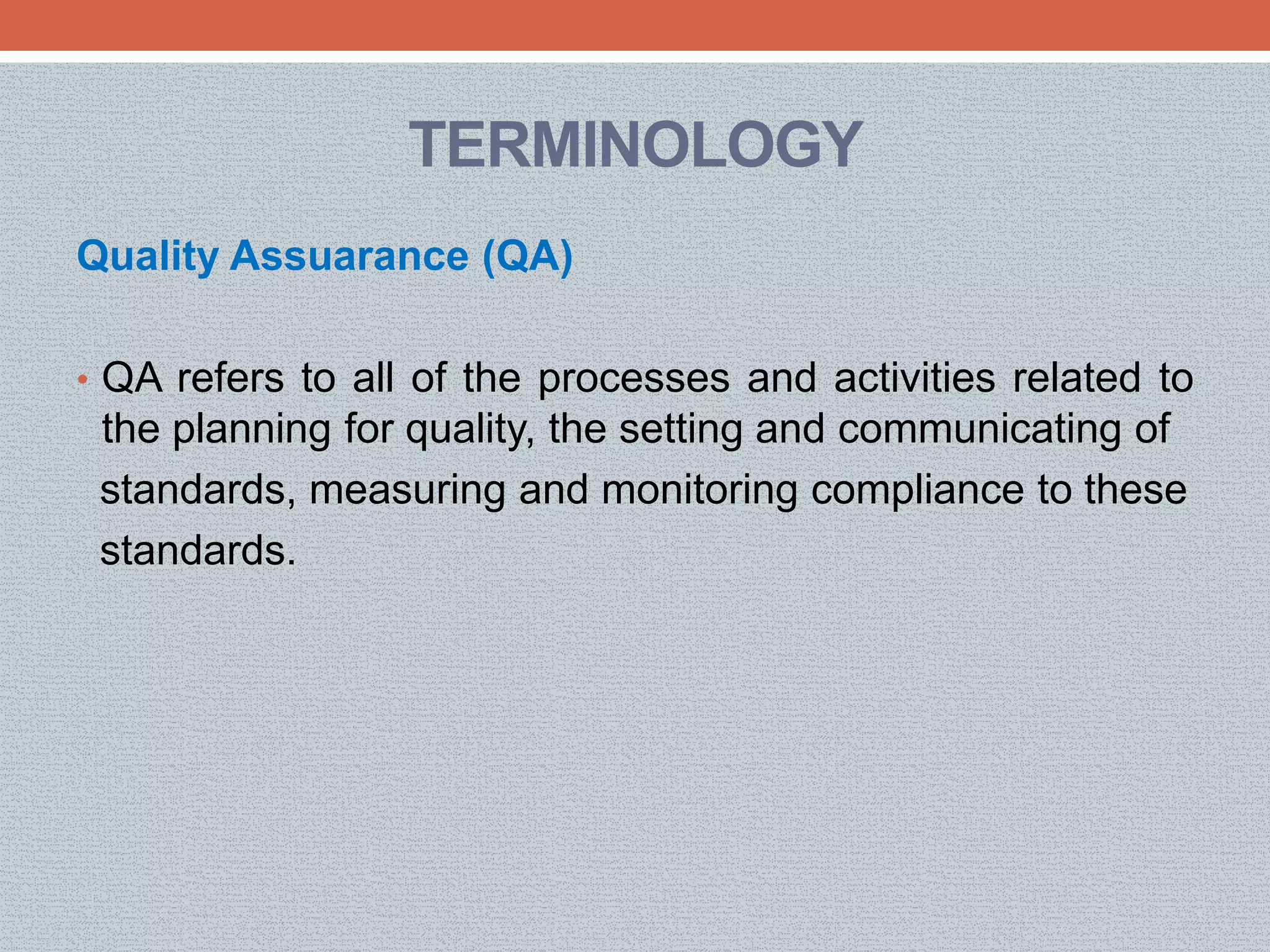 Fundamental principle of qa projects | PDF