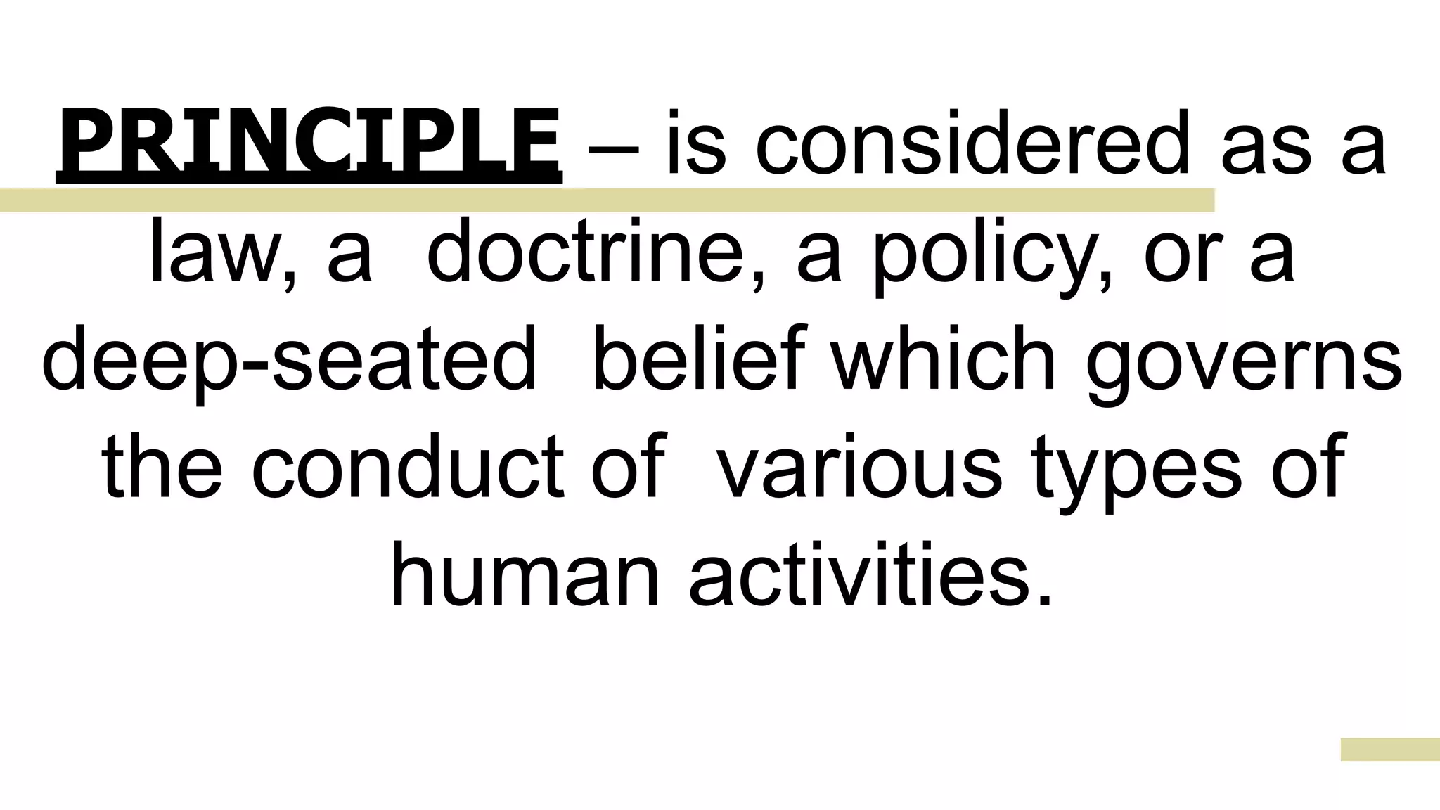 Fundamental principles of administration and supervision PPT