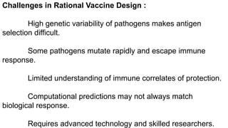 Fundamental Research and Advances in Rational Vaccine Design for ...