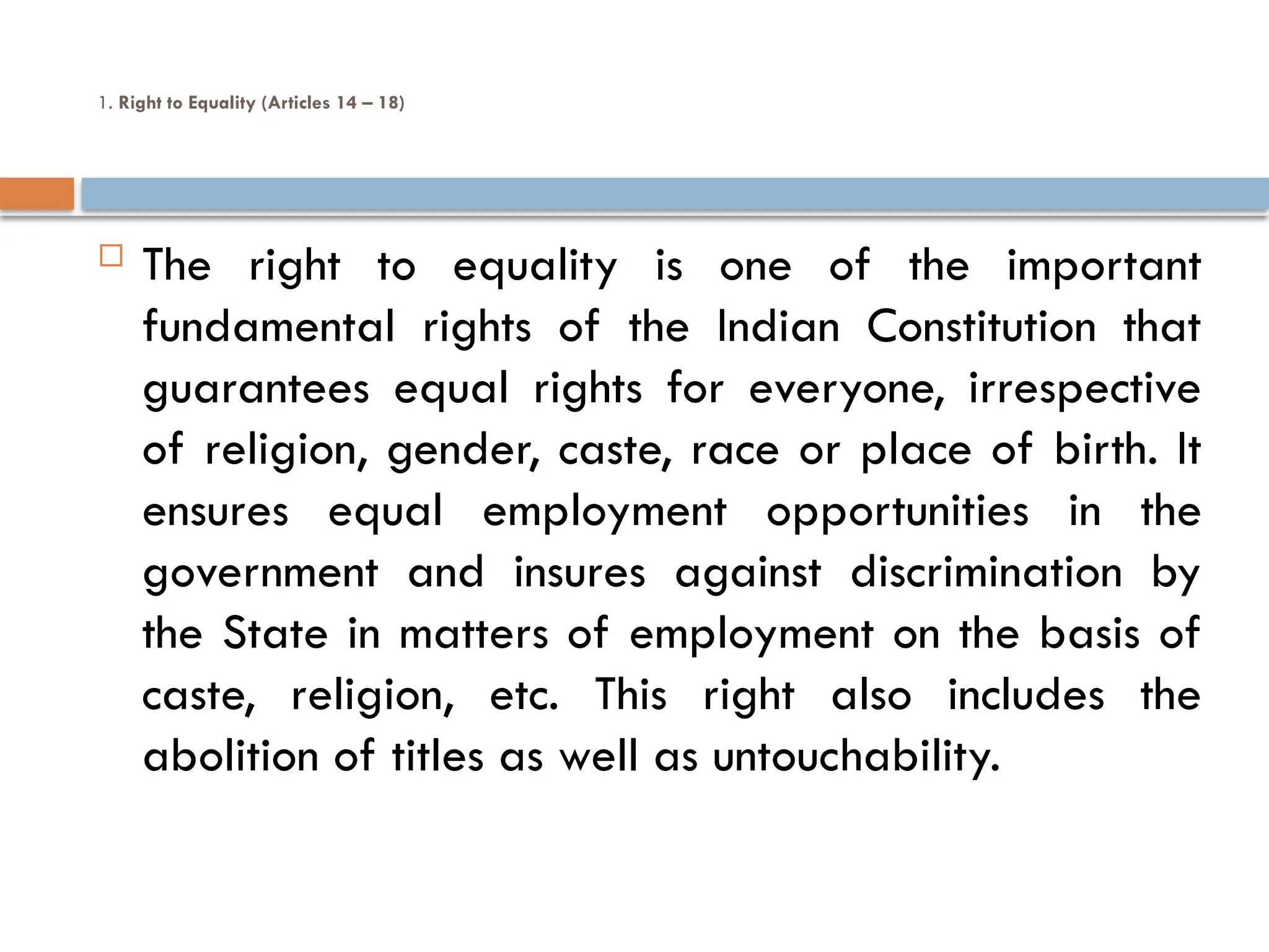 Fundamental Rights Power Point Presentation | PPTX