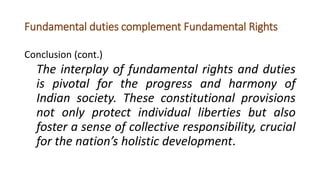 Fundamental Rights and Duties in Indian Constitution | PPTX