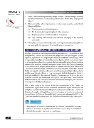 Fundamental rights and fundamental duties in india | PDF