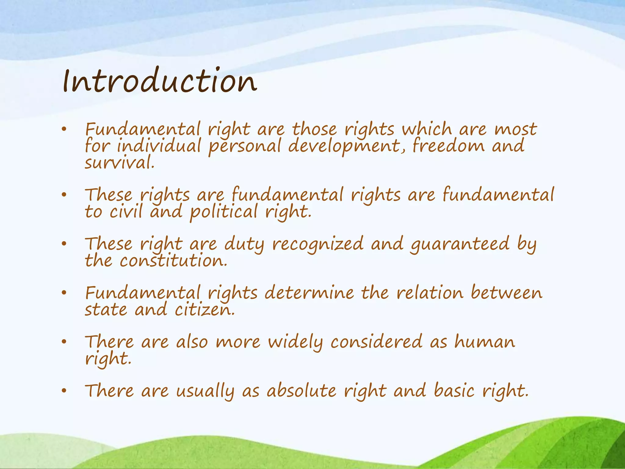 Fundamental rights in nepal | PPTX