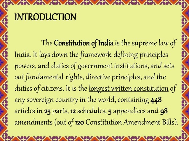 essay on indian constitution Free essay: the constitution defines our national goals of democracy, socialism and secularism, guarantees equality, liberty, justice, etc, to the citizens. essay on indian constitution Free essay: the constitution defines our national goals of democracy, socialism and secularism, guarantees equality, liberty, justice, etc, to the citizens.