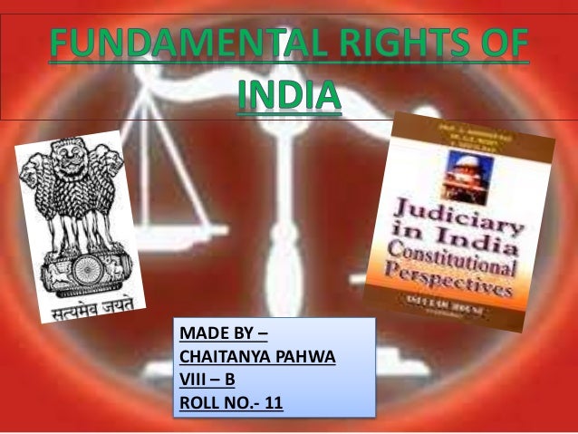 Fundamental Rights Of India Fundamental Rights Of India