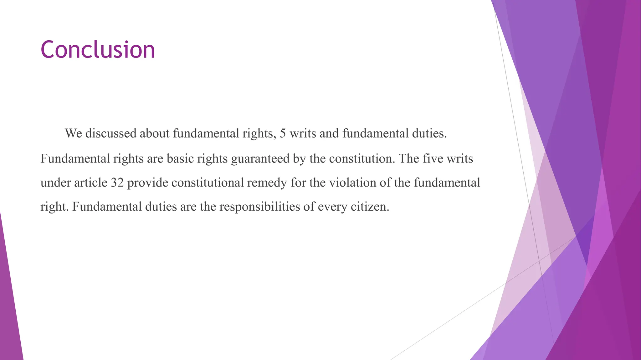 FUNDAMENTAL RIGHTS, WRITS AND FUNDAMENTAL DUTIES.pptx