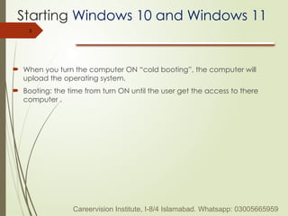 Fundamentals Windows 10 and 11 - a basic-guide | PPTX