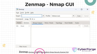 NMap 101 offline meetup by CyberForge Academy | PDF