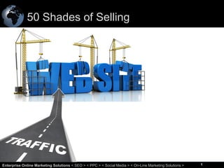 50 Shades of Selling

1
Enterprise Online Marketing Solutions < SEO > < PPC > < Social Media > < On-Line Marketing Solutions >

1

 