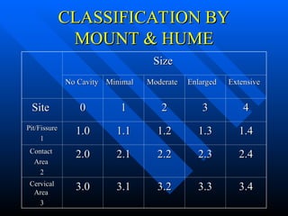 Mount Home Classification System Fundamentals-of-cavity-preparation 1.ppt
