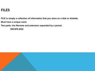 Fundamentals of-computer | PPT