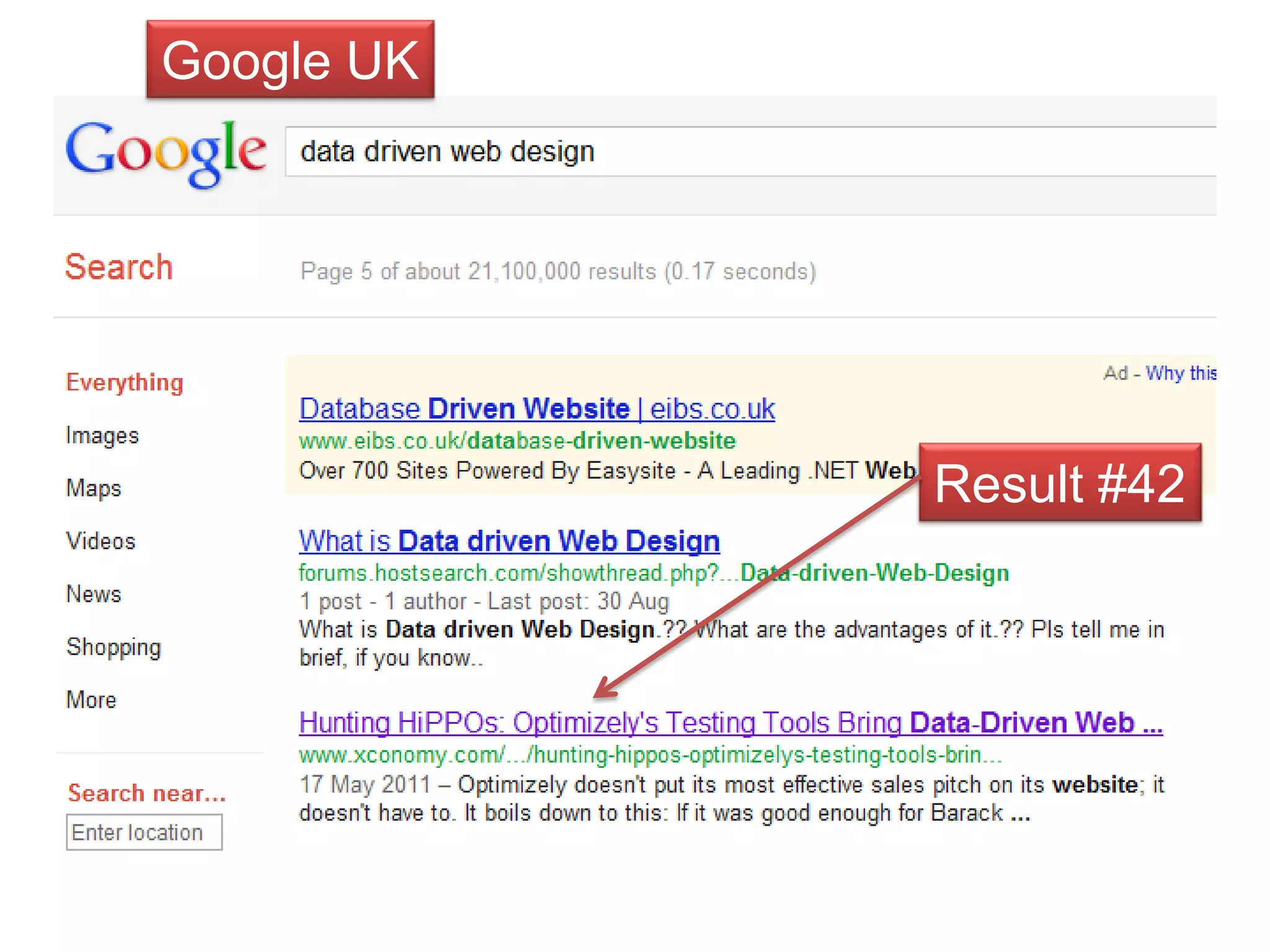 Google UK




            Result #42
 