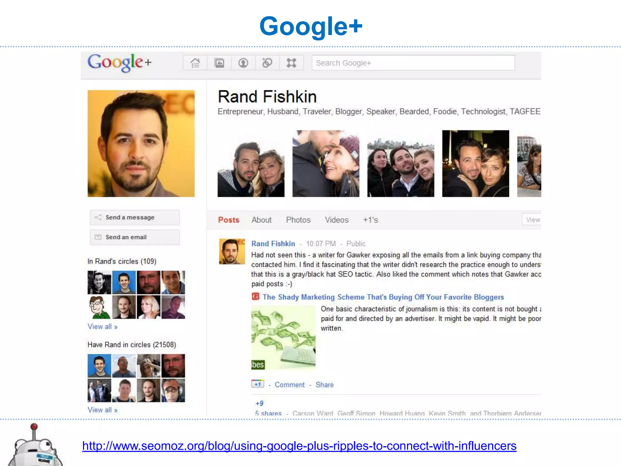 Google+




http://www.seomoz.org/blog/using-google-plus-ripples-to-connect-with-influencers
 