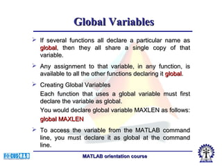 Fundamentals of matlab programming | PPT