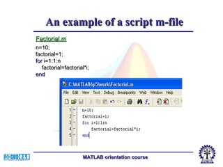 Fundamentals of matlab programming | PPT