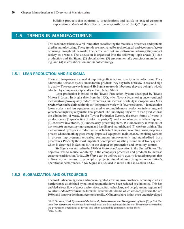 Fundamentals of Modern Manufacturing 4th edition by Groover PDF