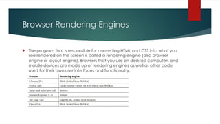 Browser Layout Engine Fundamentals-of-Web.pptx TEMPLATE FOR POWERPOINT | PPTX