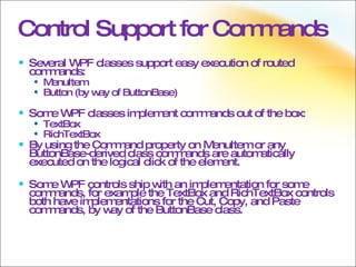 Tf Buttonbase WPF Fundamentals | PPT