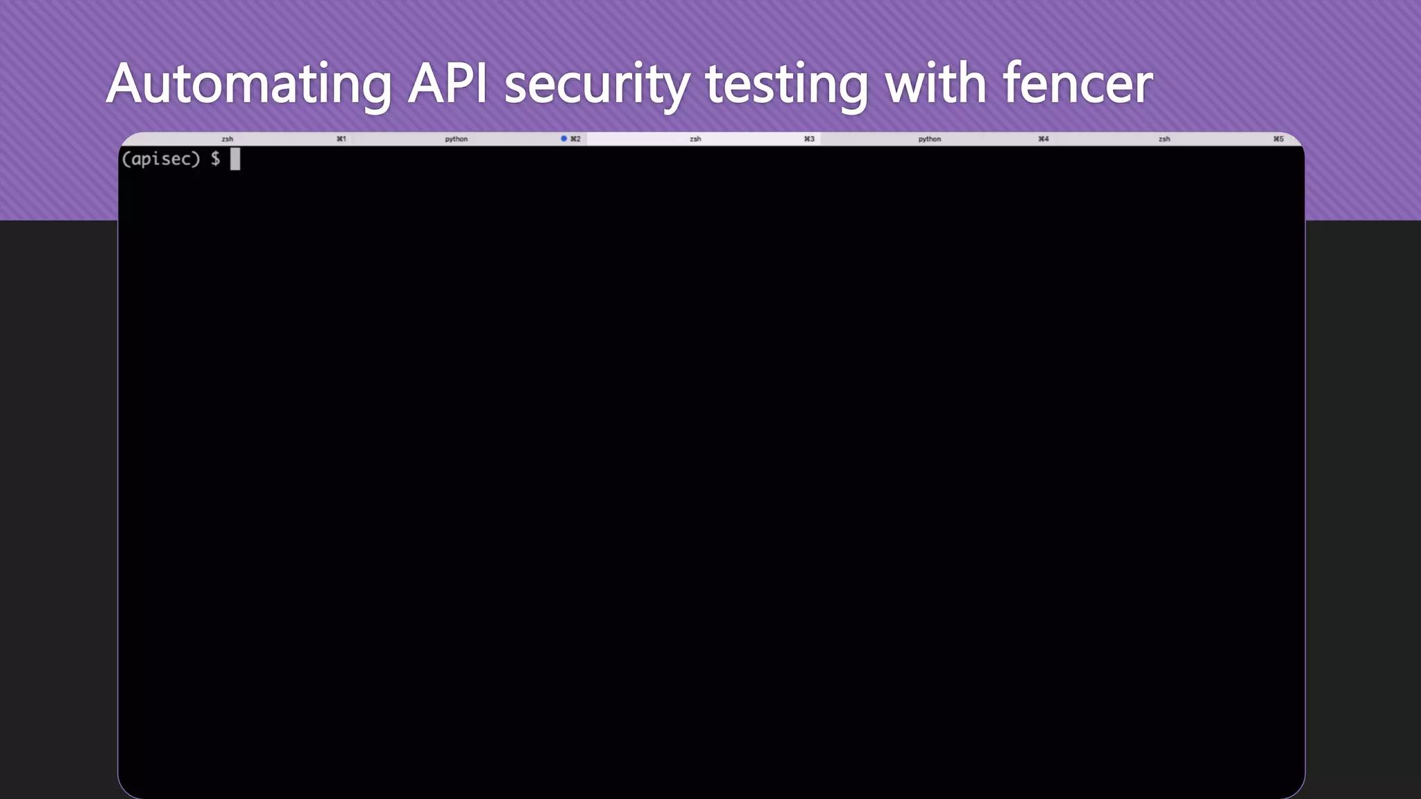 Automating API security testing with fencer 