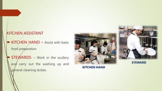 Kitchen Hand Helper Roster FUNDAMENTALS IN FOOD SERVICE OPERWATIONS | PPTX