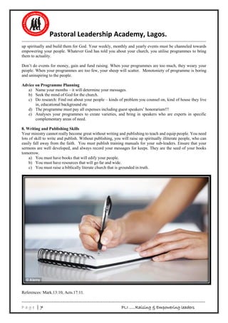Fundamental skill set for ministry effectiveness module | PDF